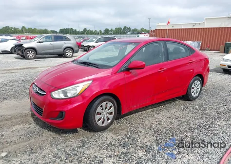 2015 Hyundai Accent Gls from USA, damaged, VIN KMHCT4AE1FU795255